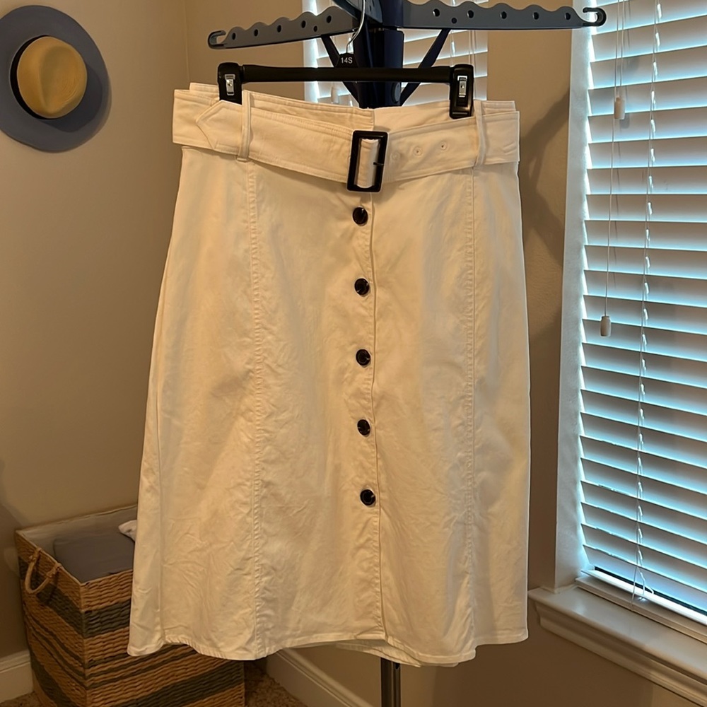 Worthington Belted Skirt